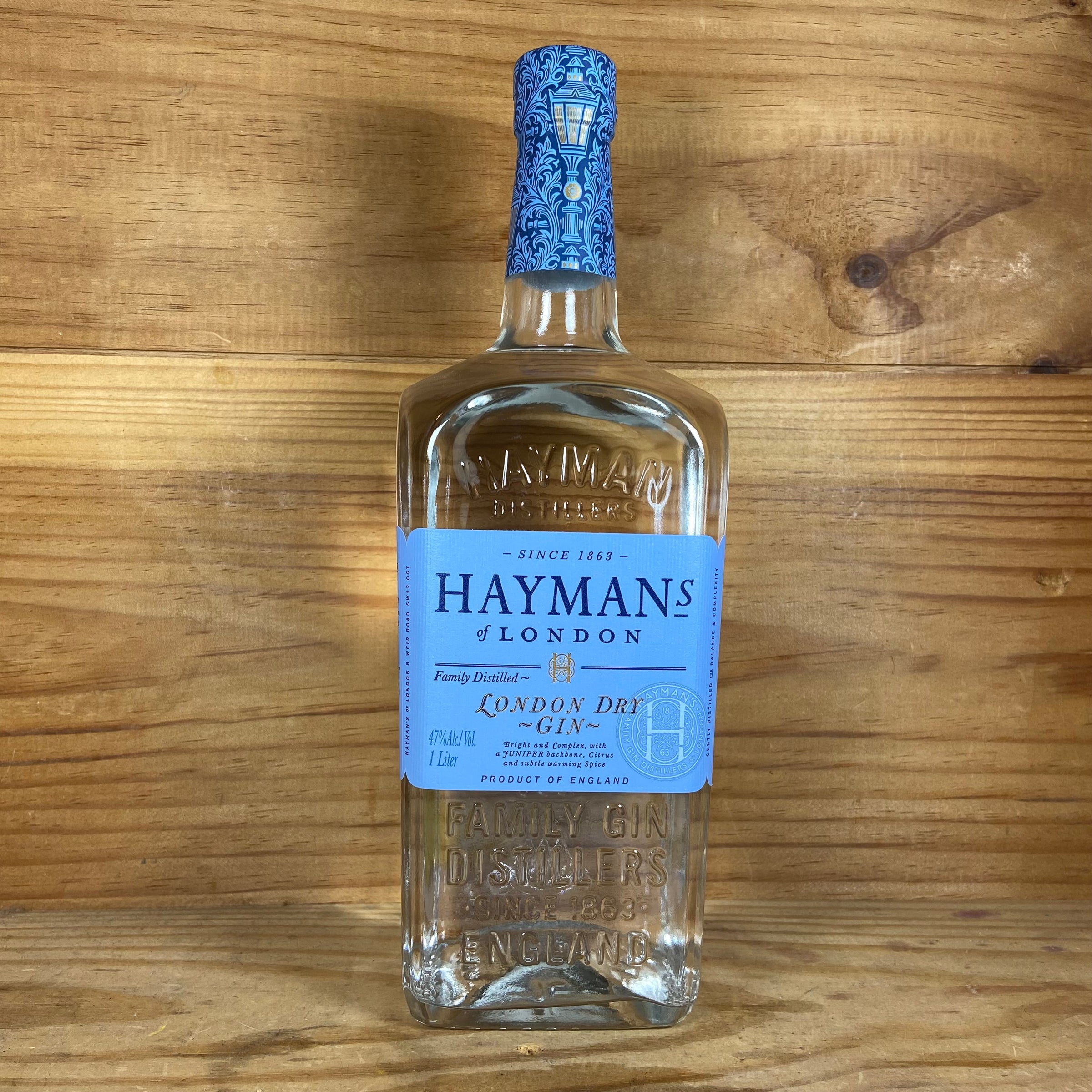 Hayman's London Dry Gin - 1 LITER | Atlas Wine Merchants